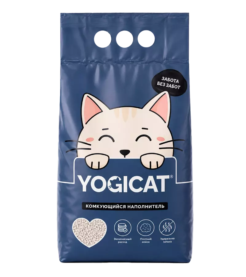 YOGICAT бентонит комкующийся 5 кг