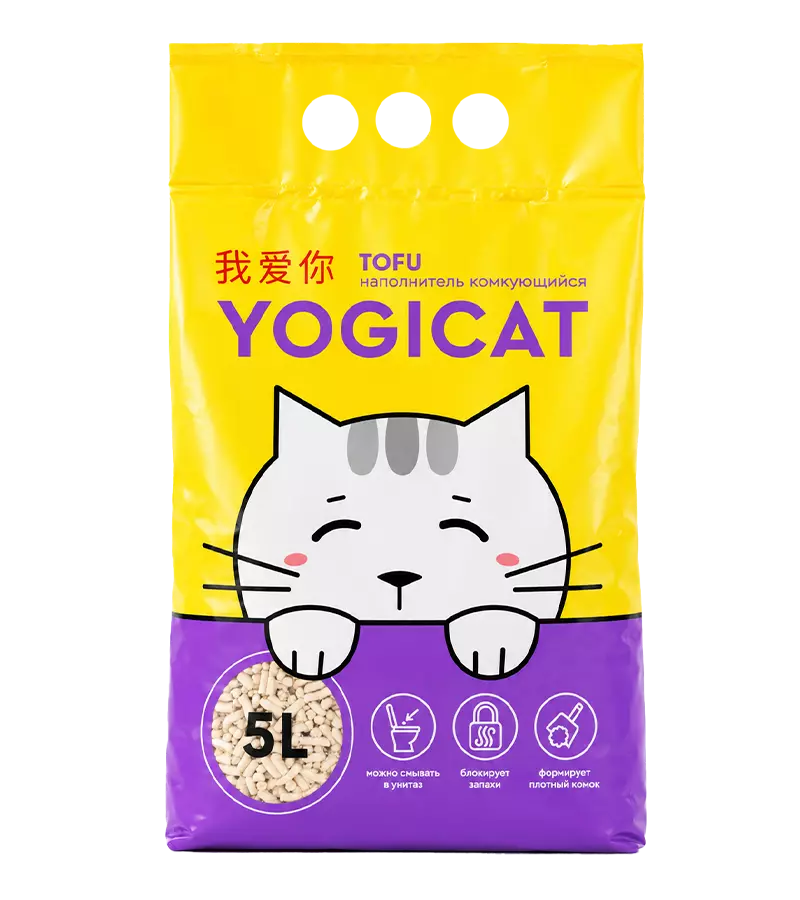 YOGICAT тофу комкующийся 2.25